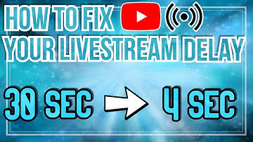 How To Fix YouTube Stream Delay!