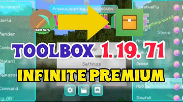 Toolbox for minecraft 1.19.71 infinite premium [ minecraft mod menu ] YASIR MCPE || link in comment