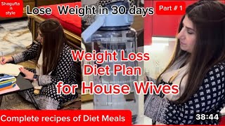 Healthy Weight Loss Diet Plan | complete recipes of Diet Meals | #weightlossdietplan #dietmeal