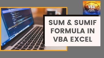 How to use Sum and SumIf Formula in VBA Excel || Sum and Sumif Formulas in VBA