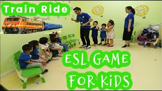 233 - Train Ride | ESL Game for Small kids | Classroom Game | Mux's ESL games | screenshot 5