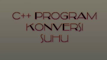(C++) Program Konversi Suhu
