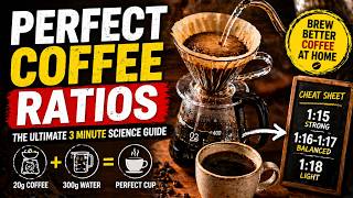 Stop Guessing Coffee: The Only Ratio You Need