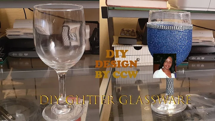 Glitter Glassware | Mod Podge DIY Wine Glasses