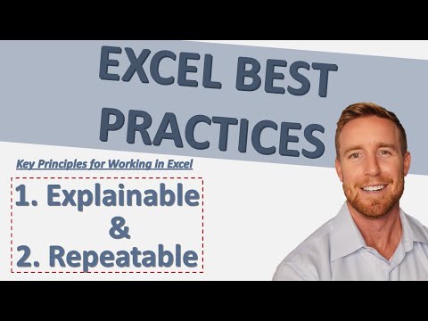 Best Practices for Working with Data in Excel (SIMPLE PRINCIPLES TO FOLLOW)