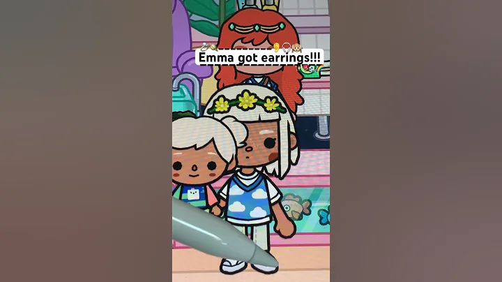 Emma got earrings!👂💍 #рек #toca #tocaboca