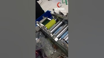 Nose core support bridge clip bar testing video on mask making machine