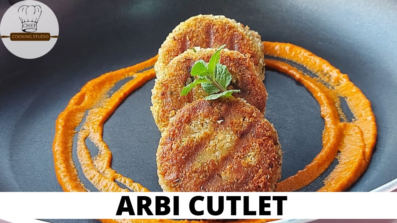 Quick and Easy Arbi Cutlet Recipe | Veg Cutlet Recipes | | Chef Cooking Studio