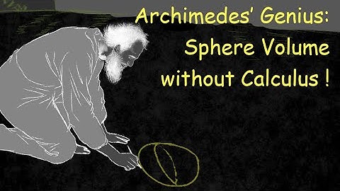 How Archimedes Found the Volume of a Sphere without Calculus
