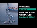 Baltimore sues owner and manager of cargo ship over bridge collapse | The World