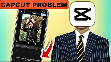 Too many people are using this feature now.try again later | Capcut problem fix ✌️