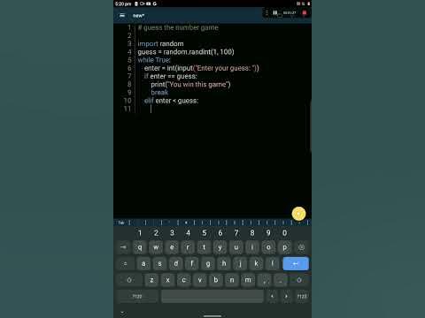 How to make guess the number game using python - YouTube
