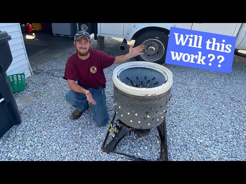 Washing Machine Drum turned into a Chicken Plucker | DIY | $100 Project