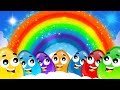 Rainbow Color Song | Crazy Eggs | Nursery Rhymes For Children