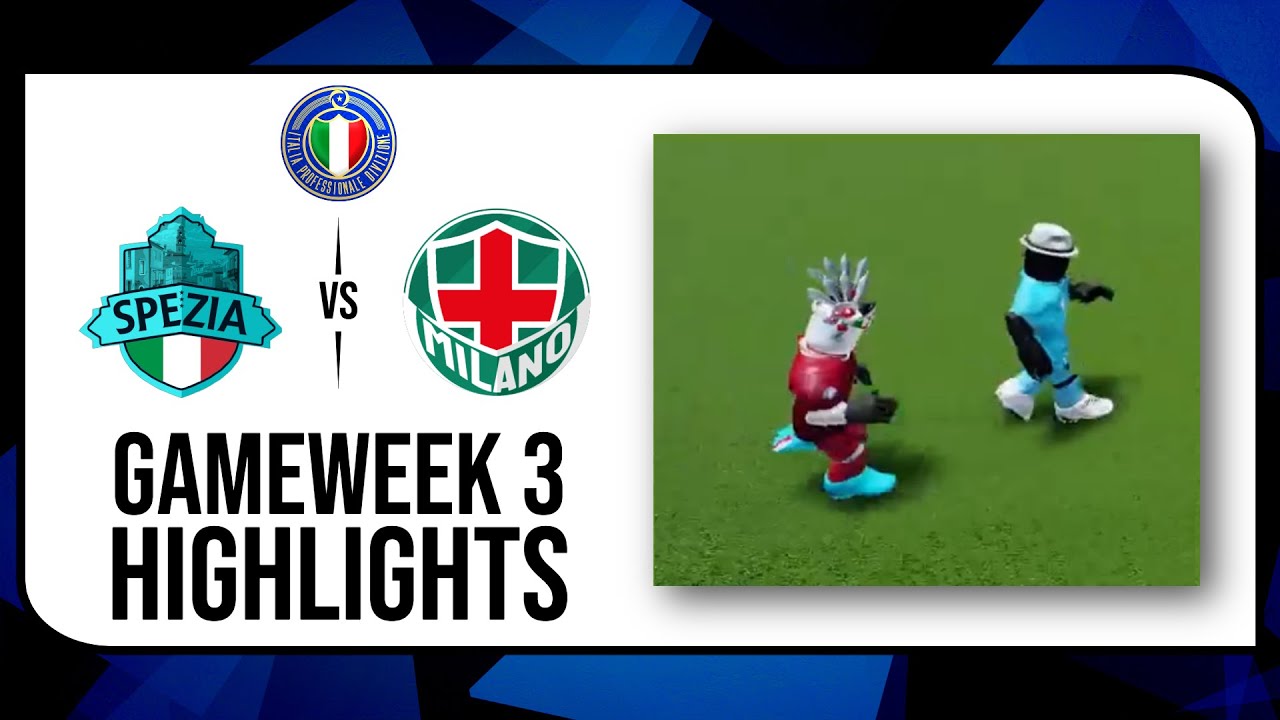 Spezia vs S.S.C. Milano | RFL S1 - Italia Professionale Divizione [GW3]