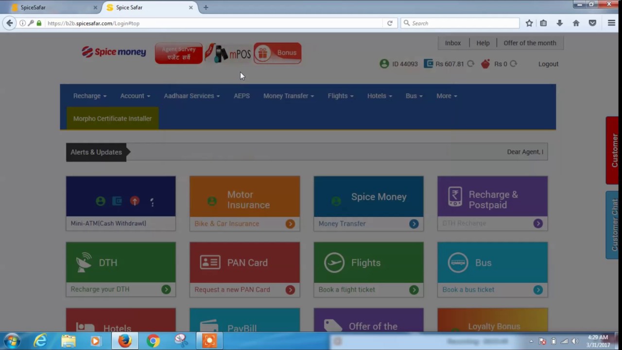 ONLINE ACCOUNT SPICE SAFAR