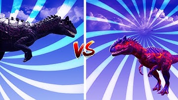 ARK Fight | X-Allosaurus vs R-Allosaurus