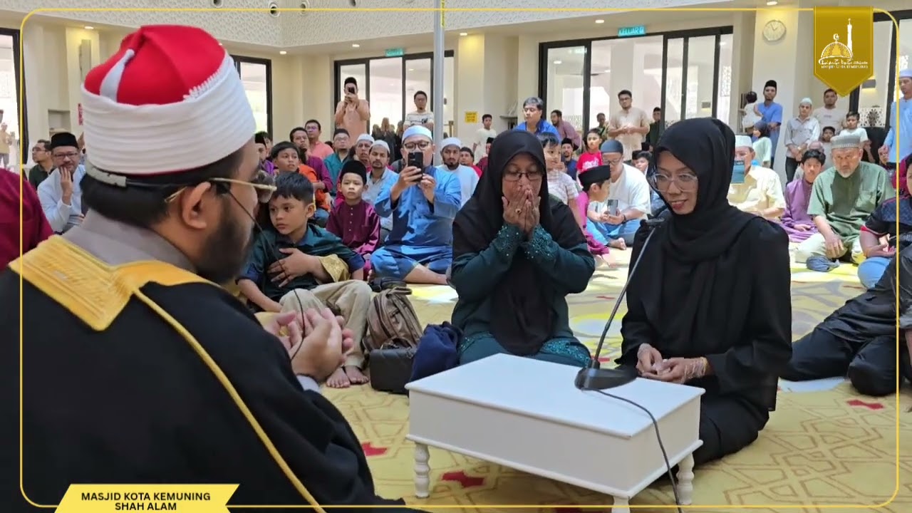 SAUDARA BARU BERSYAHADAH DI MASJID KOTA KEMUNING,  SHAH ALAM