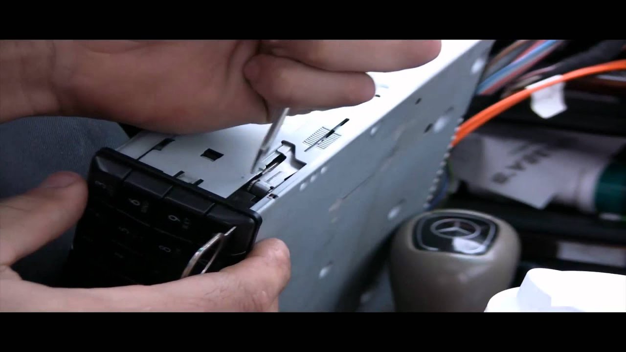 BENZWERKS MERCEDES BENZ RADIO REMOVAL - YouTube w203 radio wiring diagram 