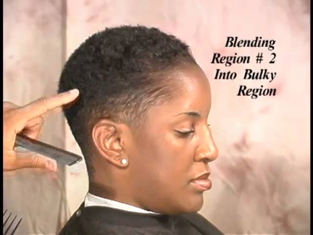 cutting black hair with clippers