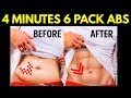 4 Minute Lower ABS Workout (Get Your Lower Abs Fast )