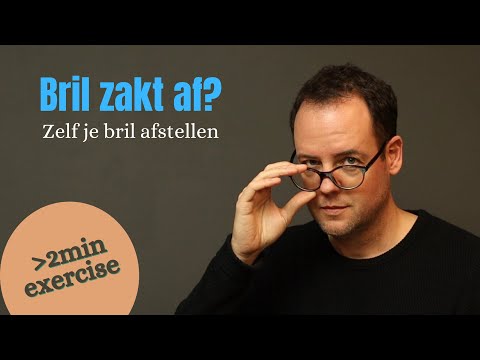 Video: Hoe Een Bril Te Regelen