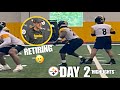 Pittsburgh Steelers OTA’s DAY 2 Highlights: Aaron Rodger announces his RETIREMENT + Offense Drills