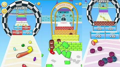 Gummy Worm Go 🐛 Android & iOS | Full Game Walkthrough (All Levels)01