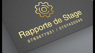 Comment Réaliser un Rapport de stage OFPPT