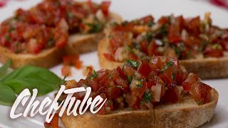 Comment faire une Bruschetta Italiana - Recette dans la description