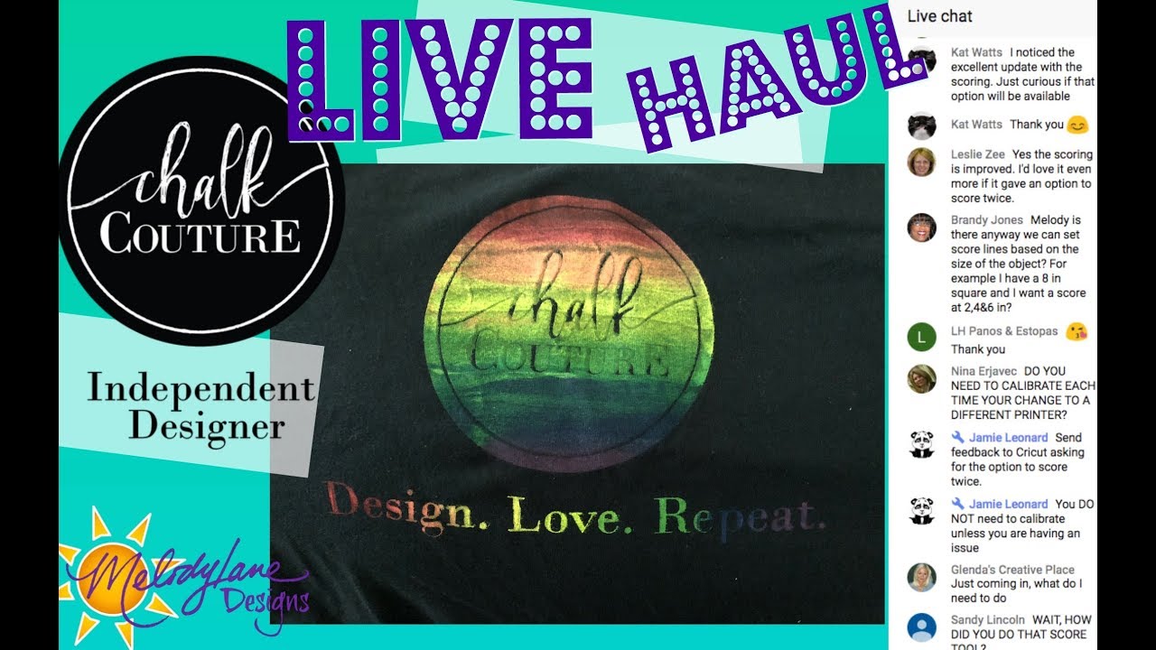 Free Haul and Chalk Couture Rainbow ink YouTube