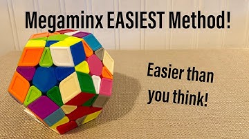 Megaminx EASIEST Method! (Layer By Layer)