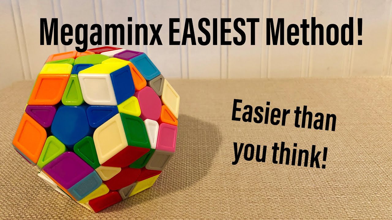 Megaminx EASIEST Method! (Layer By Layer) 