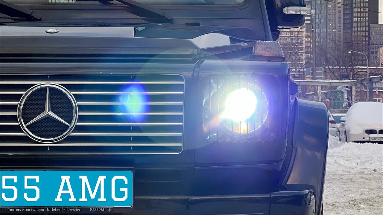 Winter's First Drive in G55 AMG