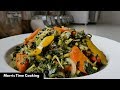 How To Peel, Clean and Cook Callaloo | Jamaican Style | Lesson #68 | Morris Time Cooking