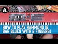 How to Play Killer Hammond Blues with only 2 Fingers!