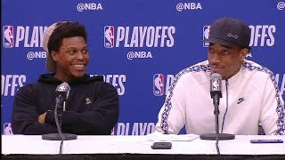 Raptors Post-Game: Kyle Lowry and DeMar DeRozan - April 27, 2018
