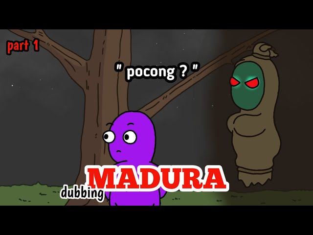 Pocong ?  -  animasi dubbing Madura || ep animation class=