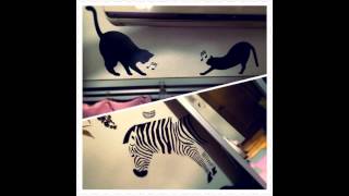 ウォールステッカー施工例サンプル。実際に貼ってみたお客様のレビュー