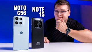Moto G56 vs Redmi Note 15 5G! Benchmarks, Temperature, Camera and more! Comparison