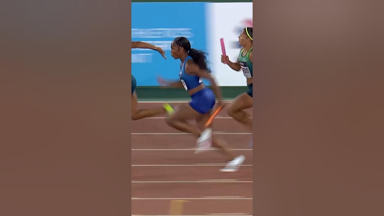 Best ever relay exchange #track #athletics #Olympics #Paris2024 Best ever relay exchange #track #athletics #Olympics #Paris2024