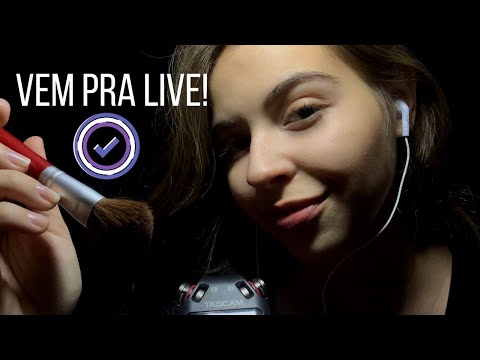 ASMR LIVE: Vem relaxar e se sentir mais leve 💤