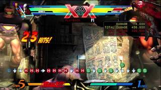Ultimate MvC3: Dante Midscreen Combo