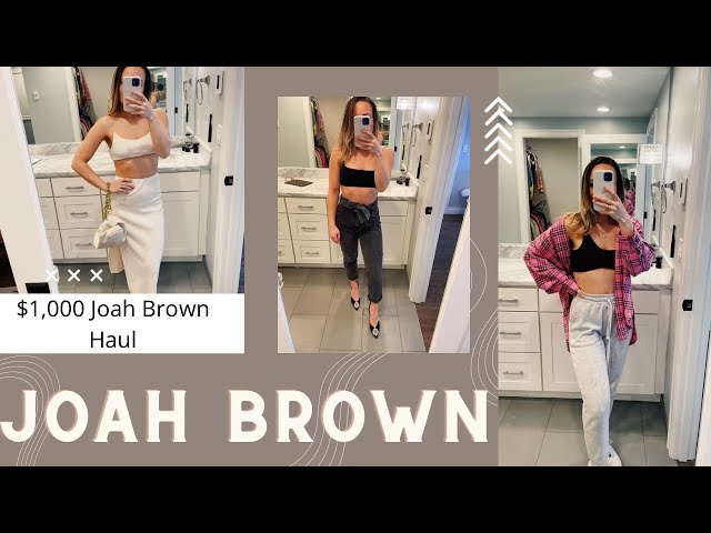 $1,000 Joah Brown Try On Haul