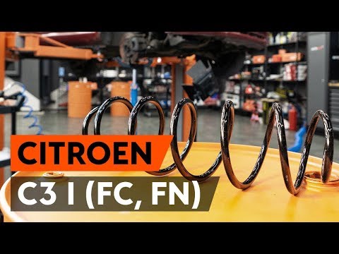 Как заменить пружину передней стойки амортизатора CITROEN C3 1 (FC, FN) [ВИДЕОУРОК AUTODOC]