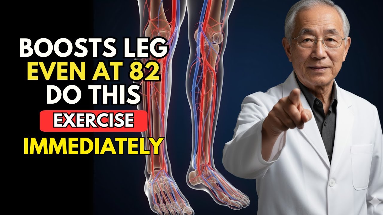 Старейший врач Японии: выполняйте это двухминутное упражнение, чтобы быстро снять отёк ног
