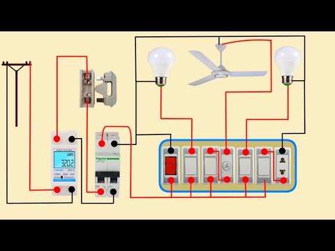 Electric Pole to Room House Wiring Diagram