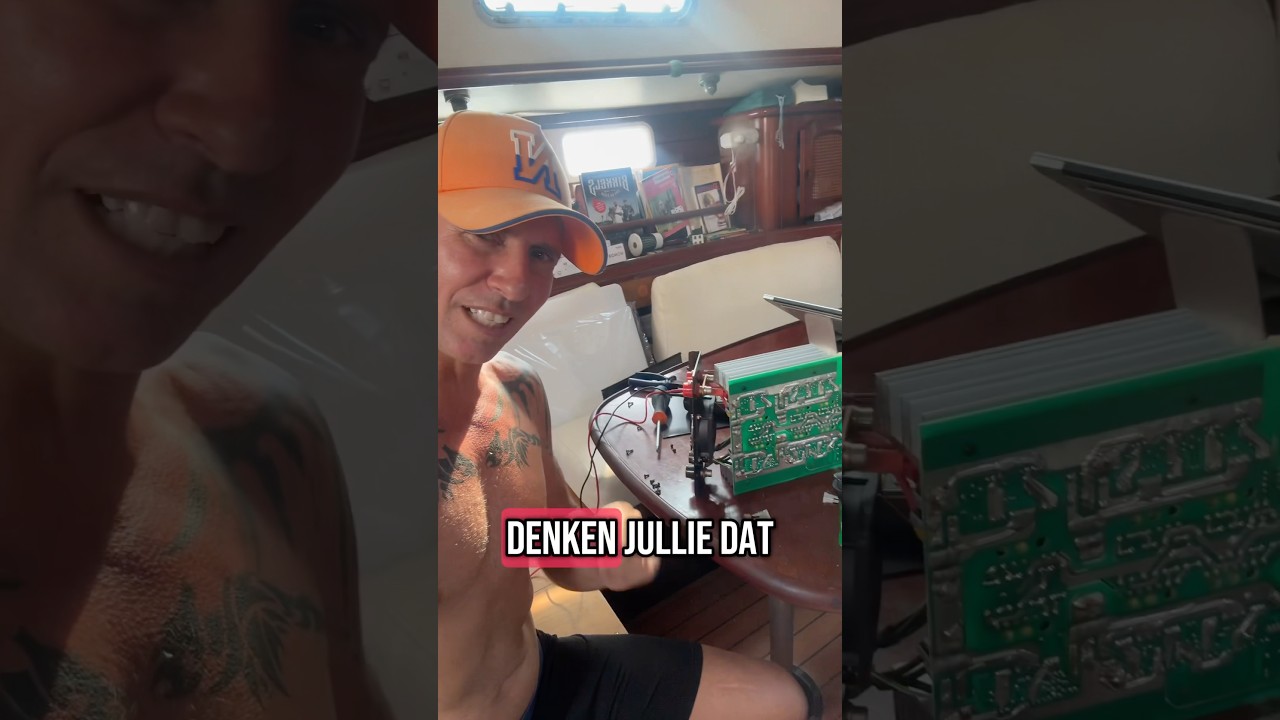 #bootrepair #solderen #diy #sailing #boating