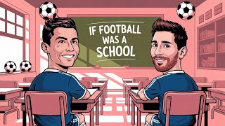 IF FOOTBALL WAS A SCHOOL