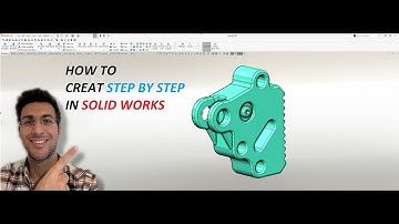 SOLID WORKS TUTORIAL HOW TO CREATE SKETCH STEP BY STEP #automobile# #engineering#solidworks #blender